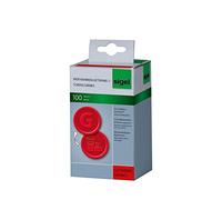 SIGEL Wm006 Lot de 100 Jetons "Boissons", Ø2,5 cm, Rouge