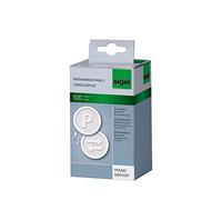 Sigel Jetons «Consigne» Wm010 – Lot de 100, Ø 2,5 cm, Blanc