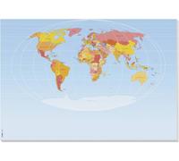 Sigel World Map HO560 Sous-main vierge multicolore (l x H) 595 mm x 410 mm