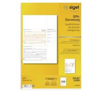 Sigel ZV572 formulaire commercial - formulaires commerciaux (250 feuilles, A4, 90 g/m², Blanc)