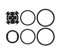 CooSpo Support standard rond pour compteur GPS de rotation 1/4 compatible avec compteur GPS Garmin, IGPSPORT... pour guidon et puissance