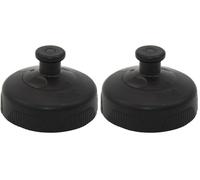 Sigg 3 Stage Sports Top Black bouchon (taille unique), pièce de rechange pour gourde bouchon étanche pour gourde de sport lavable au lave-vaisselle 8283.80 (Lot de 2)
