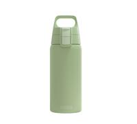 SIGG - Gourde Isotherme 500 ml - Shield Therm One Eco Green - Rando, Fitness, Yoga - Convient Aux Boissons Gazeuses - Étanche - Passe Au Lave Vaisselle - Sans BPA - Acier Inoxydable 90% Recyclé - Vert