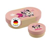 SIGG - Boîte à déjeuner LUMO Kids Disney Minnie Junior Plus - Bac intérieur et boîte à goûter anti-fuite - Passe au micro-ondes et au lave-vaisselle - Sans BPA - Légère - Pour l'école, la crèche et