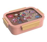 SIGG Boîte Repas Enfant NIMO Peace & Love 1000ML - Étanche, Rose