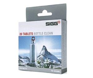 Sigg Bottle Clean (20 Tablets) Pastilles détersives haute efficacité pour gourde Blanc
