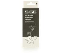 Sigg Bottle Clean Tablets pour bouteilles, 20 pastilles nettoyage pour lavage à la main, pastilles effervescentes pour nettoyage rapide et facile des gourdes
