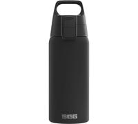 Sigg - Bouteille d'eau isotherme en acier inoxydable - Shield Therm One - Convient aux boissons gazeuses - Anti-fuite - Passe au lave-vaisselle - Sans BPA - 90% recyclé - Pour l'extérieur - Noir