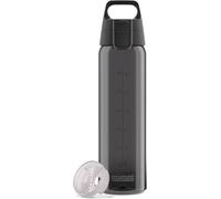 Sigg - Bouteille d'eau Tritan - Total Color ONE Anthracite - Convient pour les boissons gazeuses - Passe au lave-vaisselle - Anti-fuite - Poids plume sans BPA - 0,75 l