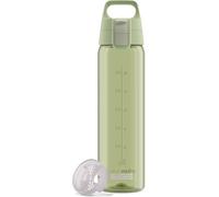 Sigg - Bouteille d'eau Tritan - Total Color ONE Eco Green - Convient pour les boissons gazeuses - Passe au lave-vaisselle - Anti-fuite - Poids plume sans BPA - 0,75 l