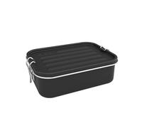 Sigg Gemstone Obsidian Noir Lunch box, boîte bento étanche en acier inoxydable 18/8 de qualité, boîte à repas à emporter à l'école ou au bureau