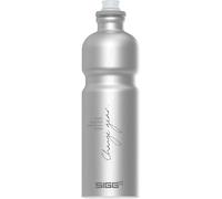 Sigg - Gourde Aluminium - Move MyPlanet Alu - Certifiée Neutre En CO2 - Légère - Adaptée Tous Types de Porte-Bidon - Sans BPA - Gourde Vélo, Sport, Running - Gris Aluminium - 0,75 L