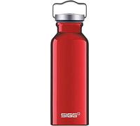 Sigg - Gourde Aluminium - Original Red - Certifiée Neutre En CO2 - Convient Aux Boissons Gazeuses - Étanche & Légère - Sans BPA - Idéale au Quotidien - Rouge - 0,5 L