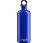 Sigg - Gourde Aluminium - Traveller Dark Blue - Certifiée Neutre En CO2 - Convient Aux Boissons Gazeuses - Étanche & Légère - Sans BPA - Pour Sport, Camping, Randonnée - Bleu Foncé - 0,6L