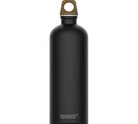 Sigg - Gourde Aluminium - Traveller MyPlanet Direction Uni - Certifiée Neutre En CO2 - Convient Aux Boissons Gazeuses - Étanche & Légère - Sans BPA - Pour Sport, Camping, Randonnée - Noir - 1L