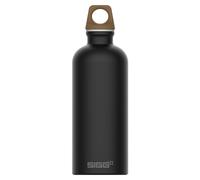 Sigg - Gourde Aluminium - Traveller MyPlanet Direction Uni - Convient Aux Boissons Gazeuses - Étanche & Légère - Sans BPA - Pour Sport, Camping, Randonnée - Noir - 0,6L