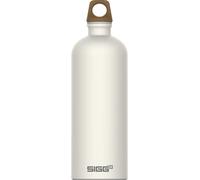 Sigg - Gourde Aluminium - Traveller MyPlanet Forward Uni - Certifiée Neutre En CO2 - Convient Aux Boissons Gazeuses - Étanche & Légère - Sans BPA - Pour Sport, Camping, Randonnée - Blanc - 1L