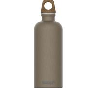Sigg - Gourde Aluminium - Traveller MyPlanet Lighter Uni - Convient Aux Boissons Gazeuses - Étanche & Légère - Sans BPA - Pour Sport, Camping, Randonnée - Gris - 0,6L