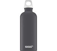 Sigg - Gourde Aluminium - Traveller Shade - Certifiée Neutre En CO2 - Convient Aux Boissons Gazeuses - Étanche & Légère - Sans BPA - Pour Sport, Camping, Randonnée - Gris - 0,6L