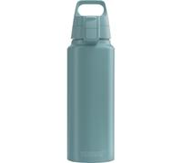 SIGG - Gourde Aluminium - WMB One Bleu - Certifiée Neutre En CO2 - Convient Aux Boissons Gazeuses - Étanche & Légère - Sans BPA - Bleu - 1L