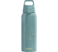 SIGG - Gourde Aluminium - WMB Pathfinder Mickey Mouse Lines - Convient Aux Boissons Gazeuses - Étanche & Légère - Sans BPA - Sport, Camping, Randonnée - Vert - 1L
