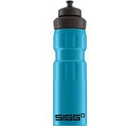 Sigg - Gourde Aluminium - WMB Sports Blue Touch - Avec Bouchon Sport 3 étages - Certifiée Neutre En CO2 - Étanche & Légère - Sans BPA - Pour Sport, Camping, Randonnée, Vélo - Bleu - 0,75L