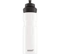 Sigg - Gourde Aluminium - WMB Sports White Touch - Avec Bouchon Sport 3 étages - Certifiée Neutre En CO2 - Étanche & Légère - Sans BPA - Pour Sport, Camping, Randonnée, Vélo - Blanc - 0,75L