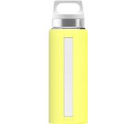 Sigg Gourde Dream (0,65 L), Gourde Étanche, Bouteille en Verre avec une Housse en Silicone, sans Produits Toxiques et Résistante à la Chaleur