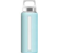 Sigg Gourde Dream (0,65 L), Gourde Étanche, Bouteille en Verre avec une Housse en Silicone, sans Produits Toxiques et Résistante à la Chaleur