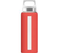 Sigg Gourde Dream (0,65 L), Gourde Étanche, Bouteille en Verre avec une Housse en Silicone, sans Produits Toxiques et Résistante à la Chaleur