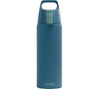 SIGG - Gourde en acier inoxydable - Shield ONE Blue Puya - Convient pour les boissons gazeuses - Anti-fuite - Légère comme une plume - Sans BPA - Pour l'extérieur et le fitness - Bleu - 0,75 l