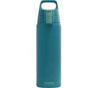 SIGG - Gourde en acier inoxydable - Shield ONE Blue Puya - Convient pour les boissons gazeuses - Anti-fuite - Légère comme une plume - Sans BPA - Pour l'extérieur et le fitness - Bleu - 0,75 l