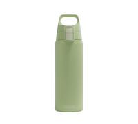 SIGG - Gourde en acier inoxydable - Shield ONE Eco Green - Convient pour les boissons gazeuses - Anti-fuite - Légère comme une plume - Sans BPA - Pour l'extérieur et le fitness - Vert - 0,75 l