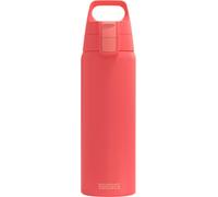 SIGG - Gourde en acier inoxydable - Shield ONE Watermelon - Convient pour les boissons gazeuses - Anti-fuite - Léger comme une plume - Sans BPA - Pour l'extérieur et le fitness - Rouge - 0,75 l