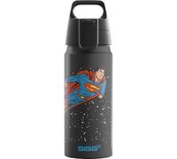 SIGG - Gourde en aluminium pour enfant - WMB ONE Superman - Convient aux boissons gazeuses - Anti-fuite - Légère comme une plume - Sans BPA - Certifié climatiquement neutre - Pour le sport et l'école