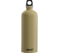 Sigg - Gourde en aluminium - Traveller Caramel Sand - Fabriquée en Suisse - Certifié Climate Partner - Convient pour les boissons gazeuses - Anti-fuite - Légère comme une plume - Sans BPA - Pour
