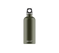 Sigg - Gourde en aluminium - Traveller Roasted Green - Fabriquée en Suisse - Certifié Climate Partner - Convient pour les boissons gazeuses - Anti-fuite - Légère comme une plume - Sans BPA - Pour