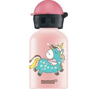 Sigg - Gourde Enfant En Aluminium - KBT Fairycon - Pour l'École et le Sport - Étanche & Légère - Sans BPA - Certifiée Neutre En CO2 - Rose Motif Licorne Rigolote - 0,3L