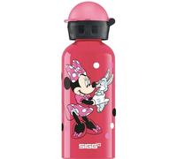 SIGG - Gourde Enfant En Aluminium - KBT Minnie Mouse (Disney) - Pour l'École et le Sport - Étanche & Légère - Sans BPA - Certifiée Neutre En CO2 - Rose Motif Minnie - 0,4L