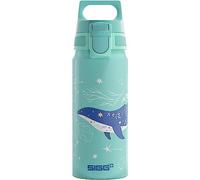 Sigg - Gourde Enfant En Aluminium - WMB ONE Dive - Pour l'École et le Sport - Convient Aux Boissons Gazeuses - Étanche & Légère - Sans BPA - Certifiée Neutre En CO2 - Bleu - 0,6L