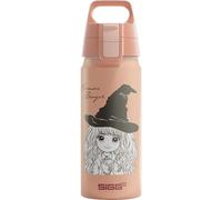 Sigg - Gourde Enfant En Aluminium - WMB ONE Harry Potter - Pour École & Sport - Convient Aux Boissons Gazeuses - Étanche & Légère - Sans BPA - Certifiée Neutre En CO2 - Rose Motif Hermione - 0,6L