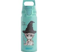 Sigg - Gourde Enfant En Aluminium - WMB ONE Harry Potter - Pour l'École et le Sport - Convient Aux Boissons Gazeuses - Étanche & Légère - Sans BPA - Certifiée Neutre En CO2 - Bleu - 0,6L