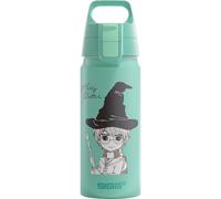 Sigg - Gourde Enfant En Aluminium - WMB ONE Harry Potter - Pour l'École et le Sport - Convient Aux Boissons Gazeuses - Étanche & Légère - Sans BPA - Certifiée Neutre En CO2 - Bleu - 0,6L