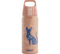 Sigg - Gourde Enfant En Aluminium - WMB ONE My Universe - Pour l'École et le Sport - Convient Aux Boissons Gazeuses - Étanche & Légère - Sans BPA - Certifiée Neutre En CO2 - Rose - 0,6L
