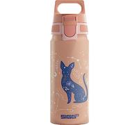 Sigg - Gourde Enfant En Aluminium - WMB ONE My Universe - Pour l'École et le Sport - Convient Aux Boissons Gazeuses - Étanche & Légère - Sans BPA - Certifiée Neutre En CO2 - Rose - 0,6L