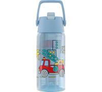 SIGG - Gourde Enfant - Viva FLIP Fire Fighter - Anti-fuite - Compatible lave-vaisselle - Sans BPA - Sport & École - Bleu avec Pompier - 0.5L