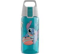 Sigg - Gourde Enfant - Viva One Disney Stitch Surfing - Convient Aux Boissons Gazeuses - Étanche - Lavable Au Lave-Vaisselle - Sans BPA - Sport - Bleu Clair - 0,5L