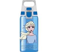 Sigg - Gourde Enfant - Viva One Elsa II (Disney) - Convient Aux Boissons Gazeuses - Étanche - Lavable Au Lave-Vaisselle - Sans BPA - Pour École & Sport - Bleu Motif La Reine Des Neiges - 0,5L