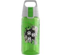 Sigg - Gourde Enfant - Viva One Football - Convient Aux Boissons Gazeuses - Étanche - Lavable Au Lave-Vaisselle - Sans BPA - Pour École & Sport - Vert Motif Foot - 0,5L
