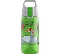 Sigg - Gourde Enfant - Viva One Junglebook (Disney) - Convient Aux Boissons Gazeuses - Étanche - Lavable Au Lave-Vaisselle - Sans BPA - Pour École & Sport - Vert Motif Le Livre de la Jungle - 0,5L